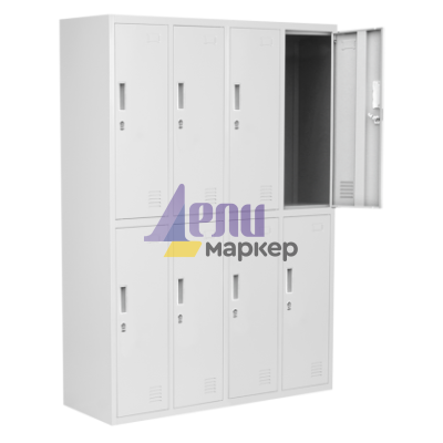 Метален шкаф Carmen CR-1276 K - сив