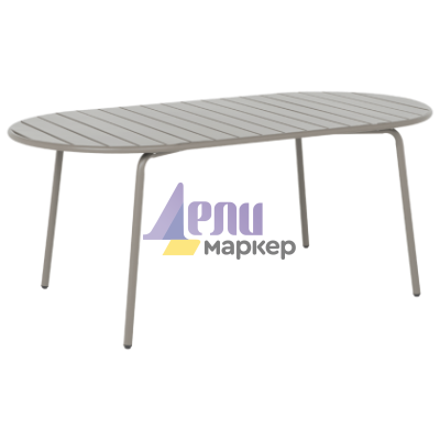 Метална градинска маса TARABA - капучино