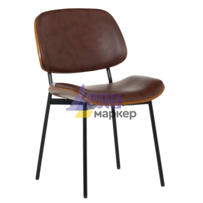 Посетителски стол Carmen 1180 - орех-искрящо кафяв