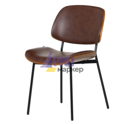 Посетителски стол Carmen 1180 - орех-искрящо кафяв