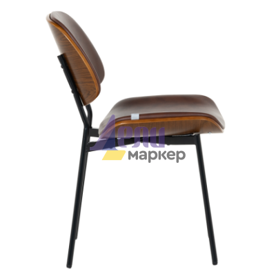 Посетителски стол Carmen 1180 - орех-искрящо кафяв