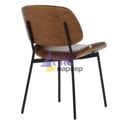 Посетителски стол Carmen 1180 - орех-искрящо кафяв