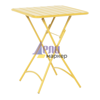 Сгъваема кетъринг маса OKENE - жълта