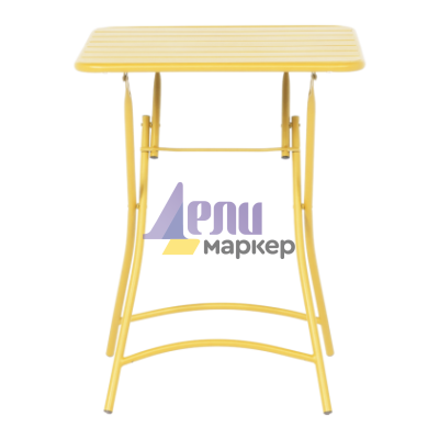 Сгъваема кетъринг маса OKENE - жълта