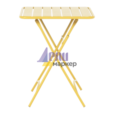 Сгъваема кетъринг маса OKENE - жълта