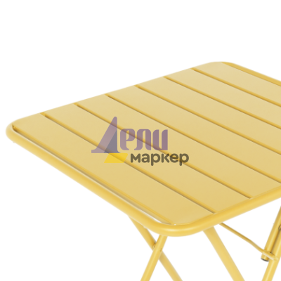 Сгъваема кетъринг маса OKENE - жълта