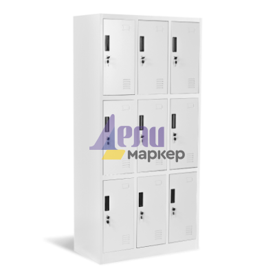 Метален шкаф Carmen CR-1244 K - сив