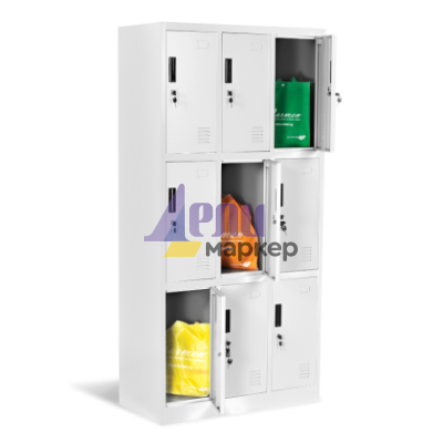 Метален шкаф Carmen CR-1244 K - сив