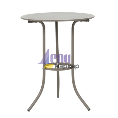 Метална градинска маса NIGER D 60 - капучино