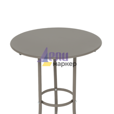 Метална градинска маса NIGER D 60 - капучино