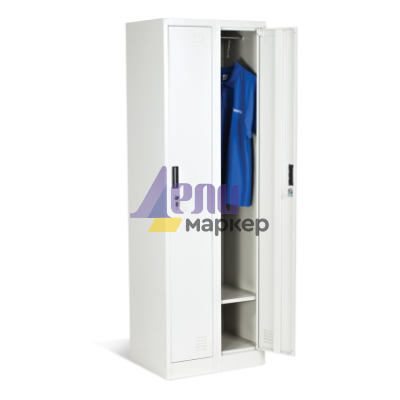 Метален шкаф Carmen CR-1242-2 L - сив