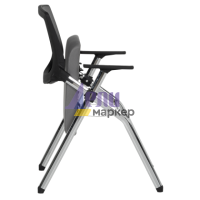 Посетителски стол Carmen 1704 - сив