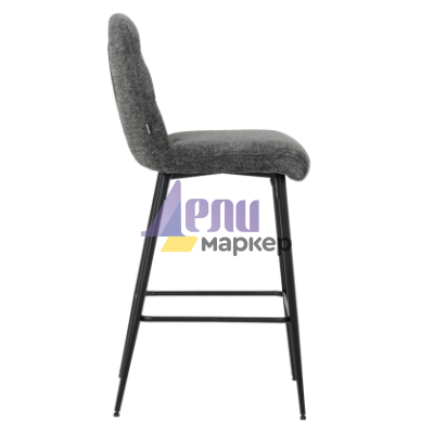 Бар стол ALFORD - тъмносив XV