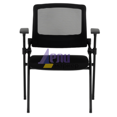 Посетителски стол Carmen 1707 - черен