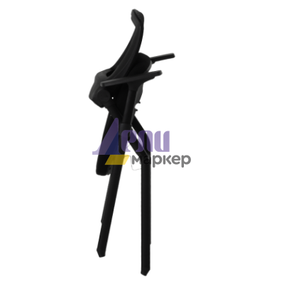 Посетителски стол Carmen 1707 - черен