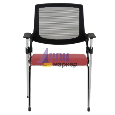 Посетителски стол Carmen 1704 - червен