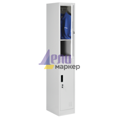 Метален шкаф Carmen CR-1257 K - сив