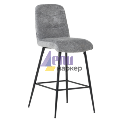 Бар стол ALFORD - светлосив XV