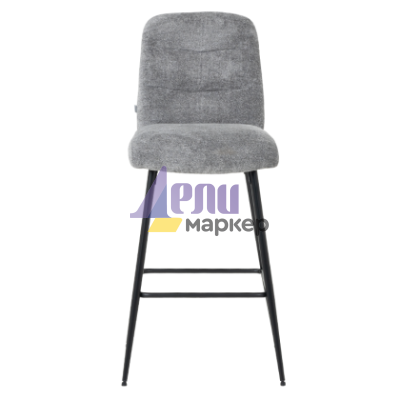 Бар стол ALFORD - светлосив XV