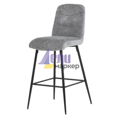 Бар стол ALFORD - светлосив XV