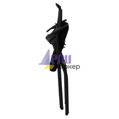 Посетителски стол Carmen 1705 - черен