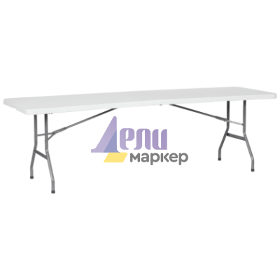 Сгъваемa кетъринг маса Carmen 9942 - бяла