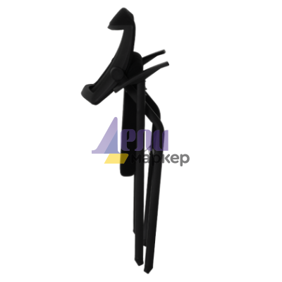 Посетителски стол Carmen 1708 - черен