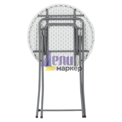 Сгъваемa кетъринг бар маса Carmen 9938 - бяла