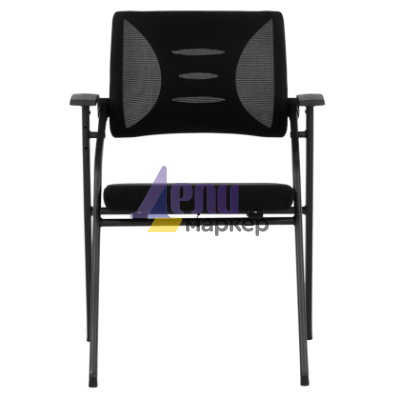 Посетителски стол Carmen 1709 - черен