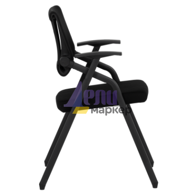 Посетителски стол Carmen 1709 - черен