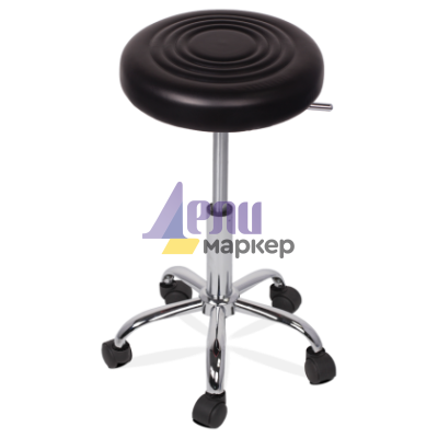 Табуретка с колелца Carmen 3075 - черен