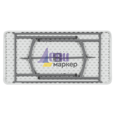 Сгъваемa кетъринг маса Carmen 9943 - бяла