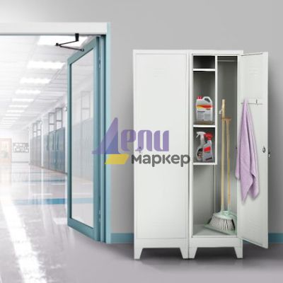 Санитарен метален шкаф Carmen CR-1284 E J - сив