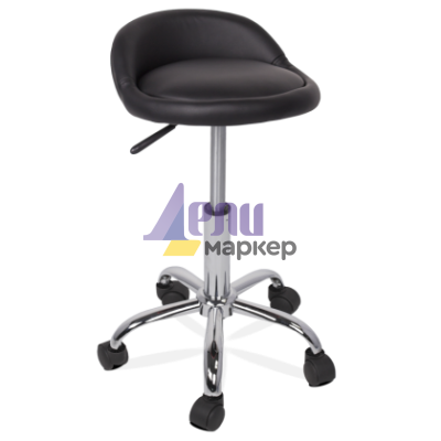 Табуретка с колелца Carmen 3067 - черен