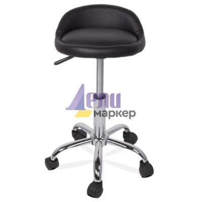 Табуретка с колелца Carmen 3067 - черен