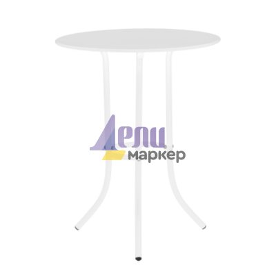 Метална градинска маса NIGER D 60 - бяла