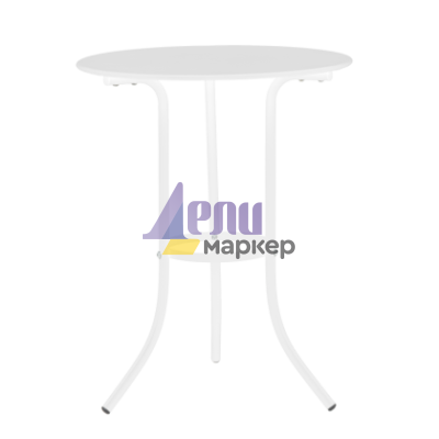 Метална градинска маса NIGER D 60 - бяла