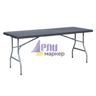 Сгъваемa кетъринг маса Carmen 9949 - черна