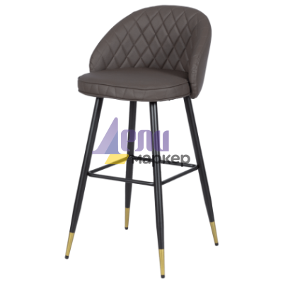 Бар стол 3089 - кафяв