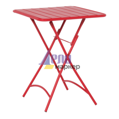 Сгъваема кетъринг маса OKENE - червена