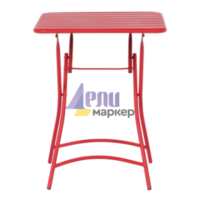 Сгъваема кетъринг маса OKENE - червена