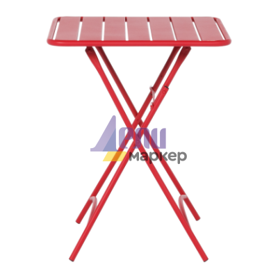 Сгъваема кетъринг маса OKENE - червена