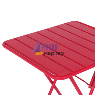 Сгъваема кетъринг маса OKENE - червена