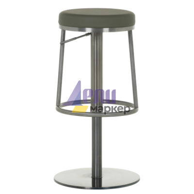 Бар стол BEZU - черно-зелен BG