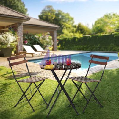 Сгъваема кетъринг маса KOKO - орех