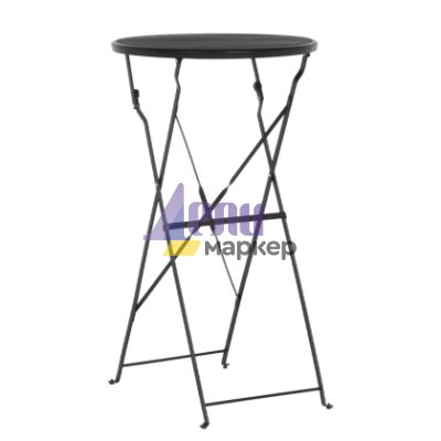 Сгъваема кетъринг бар маса URAMI - черен