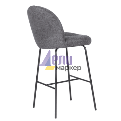 Бар стол TOLEDO 2 - тъмносив