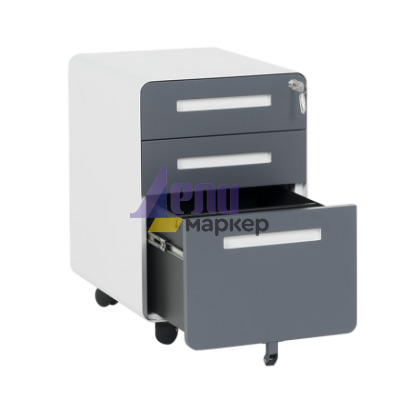 Офис контейнер Carmen CR-1803 K SAND - графит - сив