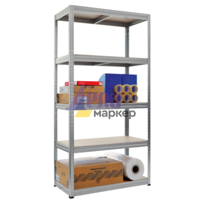 Метален стелаж STAR 180x90x45 см, до 350 на рафт - цинк