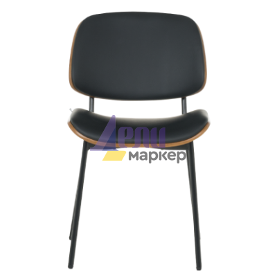 Посетителски стол Carmen 1180 - орех-черен